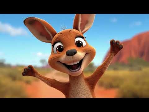 Hop Hop Kangaroo 🦘 | Fun Animal Song for Toddlers
