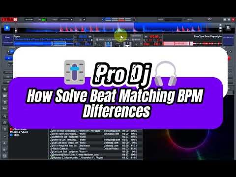 How To Solve Beat Matching BPM Differences (Dj Mixing Tips and Trick for Beginner to Pro DJs)