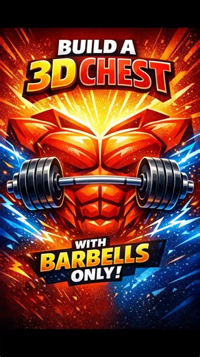 Build a 3D Chest with ONLY a Barbell (No Machines)
