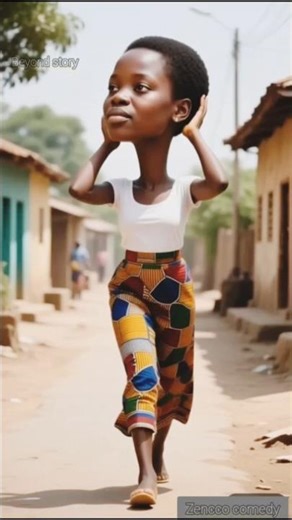 The Headless Beauty Walking Through the Village 😲