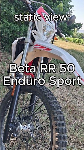Static view: Beta RR 50 Enduro #beta #moped #50ccm