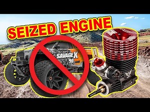 How To Fix A Seized Nitro Engine & Start up: HPI RC Restoration