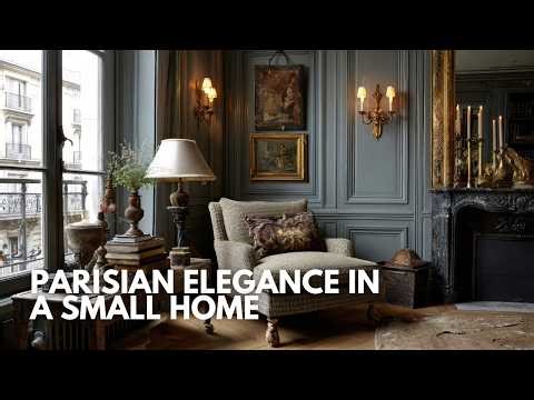 The Art of Parisian Apartment Lighting: Creating Ambiance with Antique Sconces and Gilt Mirrors