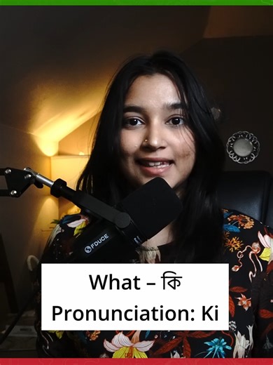 Learning Bangla: What and This in Simple Questions