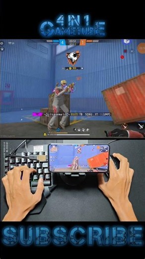 Free fire 🔥 Gameplay With Keyboard ⌨️ And Mouse 🖱️ How To Use Gg Mouse Pro ?