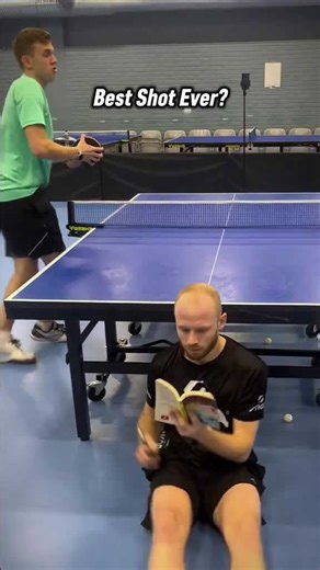 You won’t believe this insane table tennis trick shot!