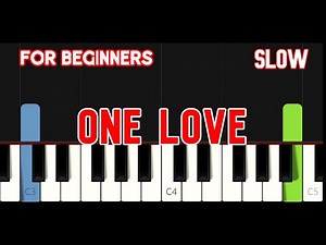 ONE LOVE [ HD ] - BOB MARLEY | EASY PIANO