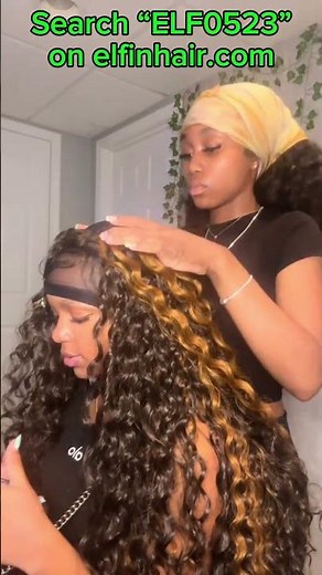 Quick Weave Install Tutorial | Burmese Curly Hair + Brown Highlights