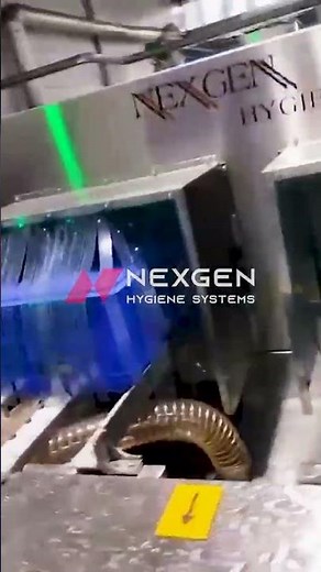 NEXGEN Automatic Crate and Bin Washing Machine Demonstration Industrial Hygiene Solution