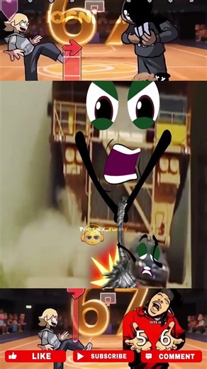 🚛🔨 Monster Truck Attacks! Small Car In Danger 😱 #phoenixfunnytv