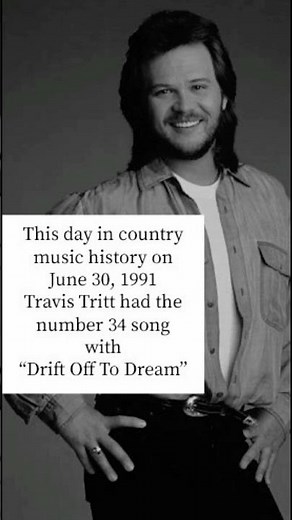 This day in country music history on 6/30/1991 Travis Tritt was number 34 #countrymusic #90scountry