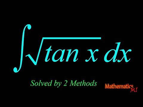 Integral sqrt(tanx) | Integration sqrt(tanx) | sqrt tanx integration