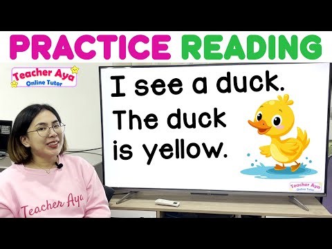 EASY READING LESSON FOR KINDER, GRADE 1, GRADE2 | LEARN TO READ | READING TUTORIAL SHORT STORY