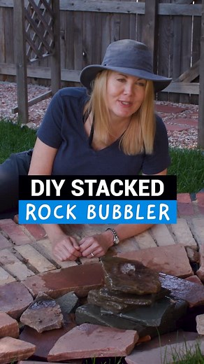 Alison Kondler | What’s a bubbler? Birds cannot resist this easy to build stacked rock water feature that is the most visited one in my yard. Could it be... | Instagram