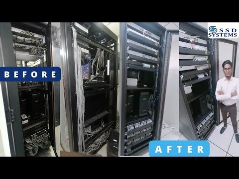 Professional Network Cabling & Rack Dressing | Neat & Clean Setup by S S D SYSTEMS