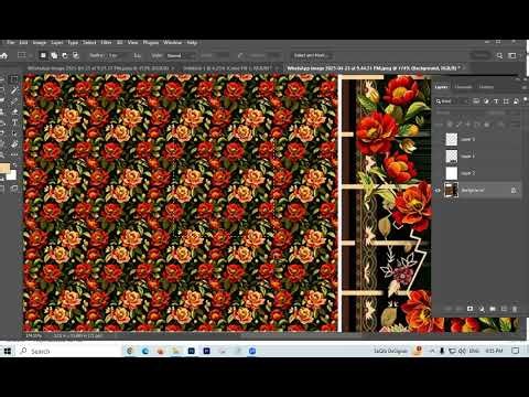 Discussions of Textile design techniques for beginners. 2025 || SaQib Designer