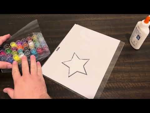 How to Make a Fun Kids Craft out of Glue and Glitter