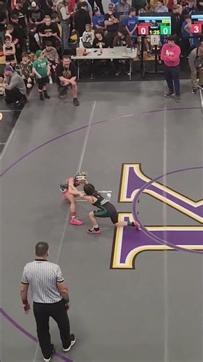 Quick work at the Cowbell Classic! 2nd pin of the day. #girlwrestler #wrestling #wrestlelikeagirl