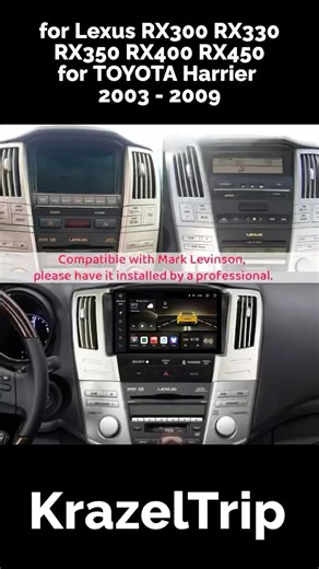 ✅ Lexus RX300 / RX330 / RX350 / RX400h Android Car Radio Upgrade | Navigation Install (2003–2009)