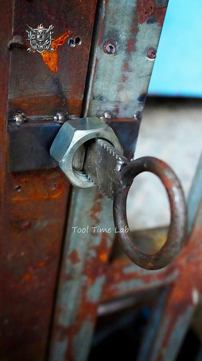 9.9K views · 104 reactions | DIY Unique Door Latch You’ve Never Seen Before! #reels #instagramreels #door #latch #nutbolts #unique #metalworking #welding #satisfying #handtool #handyman #fabrication #lifehacks | Tool Time Lab | Facebook