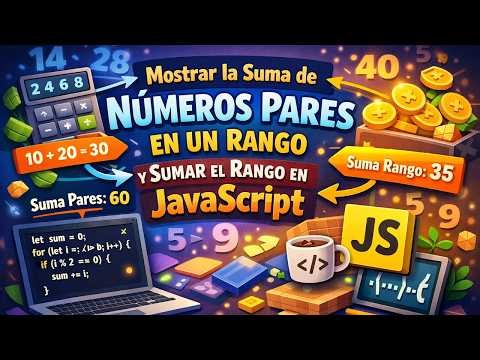 Display the sum of even numbers in a range of two numbers, also sum the... in JavaScript
