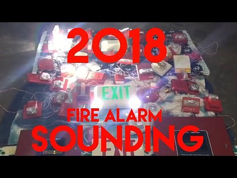 2018 New Years Fire Alarm Sounding!