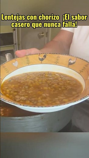 Lentejas irresistibles ¡con chorizo y mucho sabor casero!