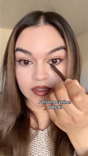 The creamiest waterproof eyeliner by Persona Cosmetics (linked in the comments) #eyeliner #makeup