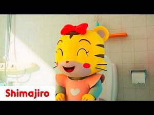 🚽🏃‍♂️ Let’s Go to the Bathroom! Potty Routines & Travel Prep with Shimajiro 🐯✨ Videos for Kids