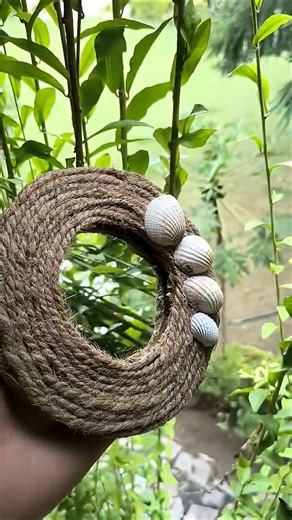 DIY Jute Rope Mirror 🪞 | Easy Wall Hanging Craft 🌿 | Aesthetic Home Décor Idea #decoritem #handmade