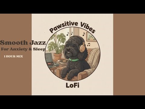 Calm Jazz for Dogs 🎷 Smooth Piano & Bass for Anxiety Relief & Sleep (1 Hour)
