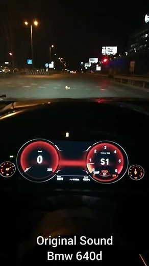 Bmw 640d 2015 M6 sound