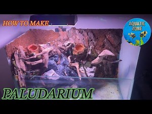 Made PALUDARIUM With Waterfall | How To Build Easiest Paludarium | PALUDARIUM WATERFALL | DIY TANK