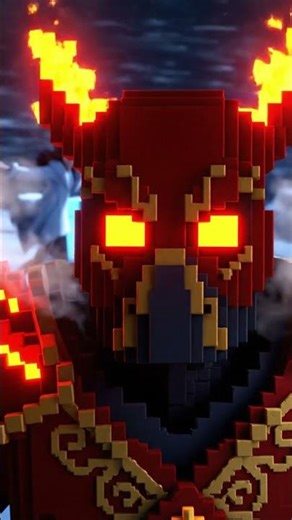 "Cartoon Adventure: Unleashing the Minecraft Fire King 🔥🌟 | Epic Battle for Survival!" #minecraft