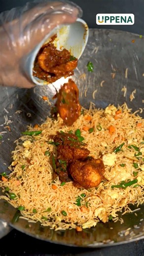 Egg Roast Fried Rice | A Must-Try at Uppena, Gachibowli! | #corporatelunch #foodlovers #uppena