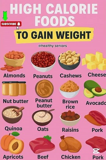 16 High Calorie Foods to Gain Weight Fast 🍖🥑 | Healthy Weight Gain Diet