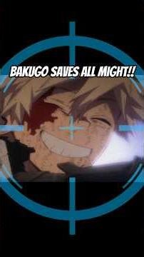 Bakugo Saves All Might | The Most Emotional and Epic Moment in My Hero Academia! #bokunoheroacademia