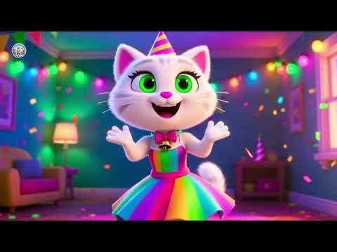 Dancing Cat Party Day 🎉😺 | Fun Learning & Music for Kids | Preschool Dance Video