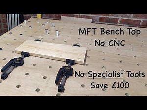 Making a DIY MFT Bench Top 2 simple jigs - No CNC | No Specialist Tools Required