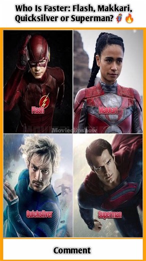 WHO IS THE FASTEST SUPERHERO? ⚡ Flash vs Makkari vs Quicksilver vs Superman 🔥 | Speed Battle🚀
