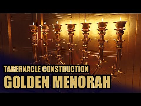Golden Menorah 3D Animation