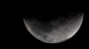 Moon In Deep Space Spacecraft Flies Near Stock Motion Graphics SBV-337878743 - Storyblocks