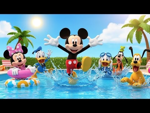 Mickey Mouse Swimming Adventure 🌊 | Fun Kids Cartoon