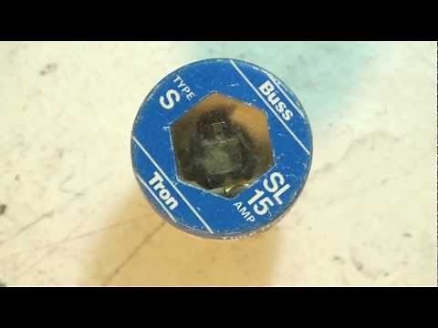 The screw in slow blow fuse. Fuses part 4
