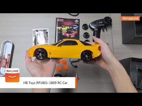Unboxing HB Toys RP1801-1809 1/18 Drift RC Car - Shop on Banggood