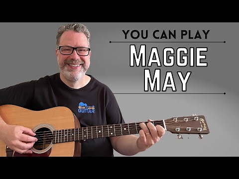 EASY WAY To Play This Rod Stewart Classic - Maggie May Guitar Lesson