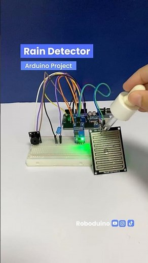 3 Arduino Projects of Rain Sensor ⛈️ #rainsensor #arduinoproject #arduinouno #arduino #buzzer #led