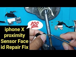 iphone x face id proximity Ambient light sensor not work repair/ ब्रोकन flex के Sensor ऐसे लगाए ।