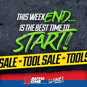 This week𝙚𝙣𝙙 is the best time to 𝙨𝙩𝙖𝙧𝙩! With hot offers across Auto One's range of tools, this is definitely the weekend to snap up that toolbox or spanner set you've been eyeing off! Get in store quick - these offers end Sunday 17th May 2020. Car park pick up and delivery options available. Call your local store for more information. | Auto One