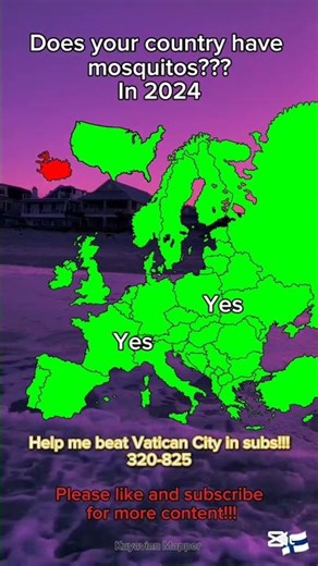 Does your country have mosquitos??? #history #geography #europe